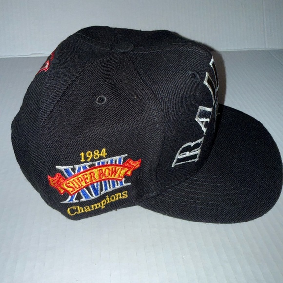 Vintage Raiders Super Bowl Champions Snapback Hat Annco Wool Blend Taiwan Rare - Picture 4 of 9